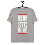 Bitcoin Run BTC Node Basic Bio-T-Shirt für Männer