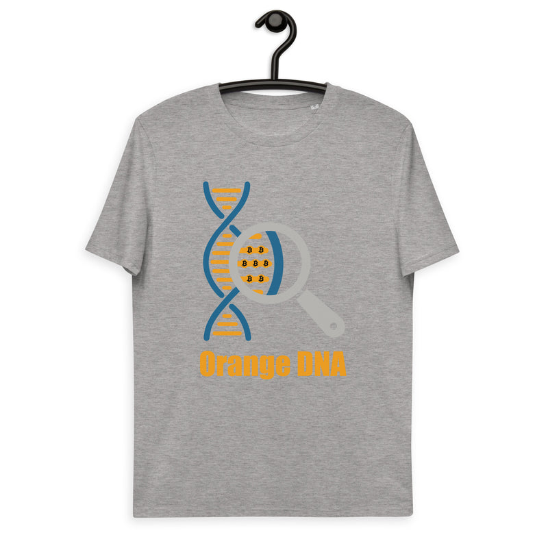 Bitcoin Orange DNA Men's Organic Cotton T-Shirt