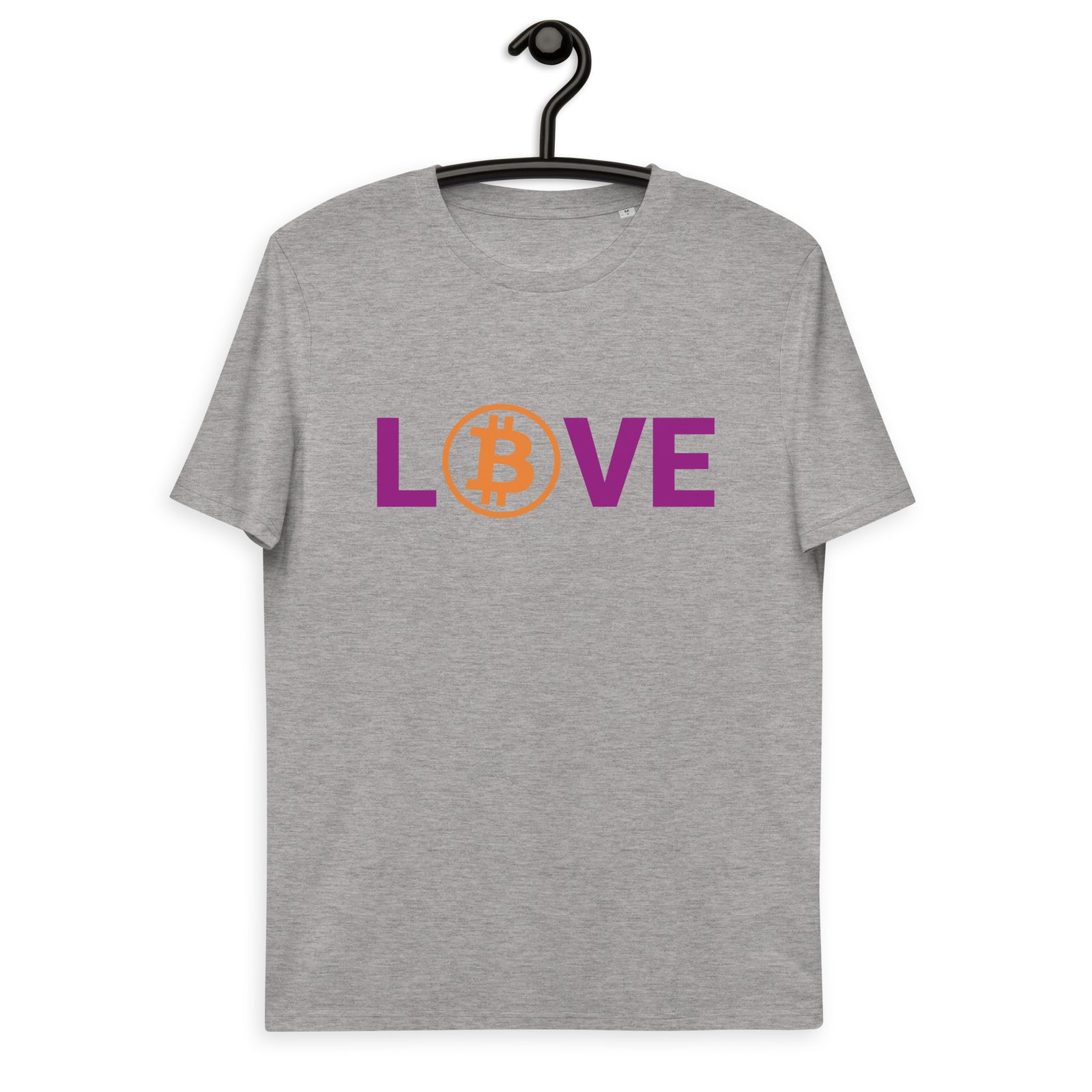 Bitcoin LOVE Men's Organic Cotton T-Shirt