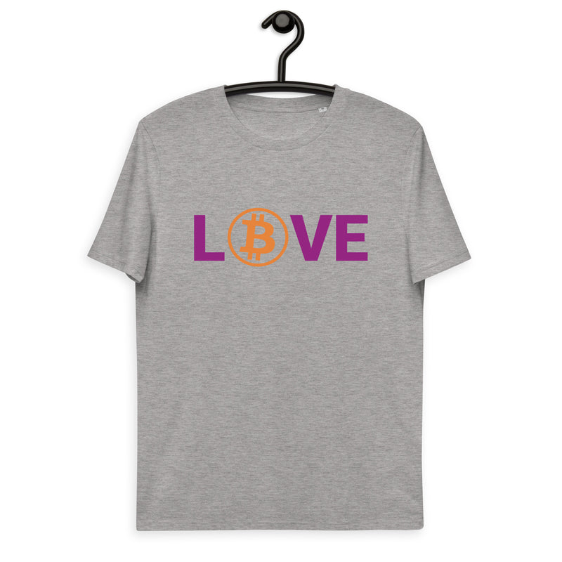 Bitcoin LOVE Men's Organic Cotton T-Shirt