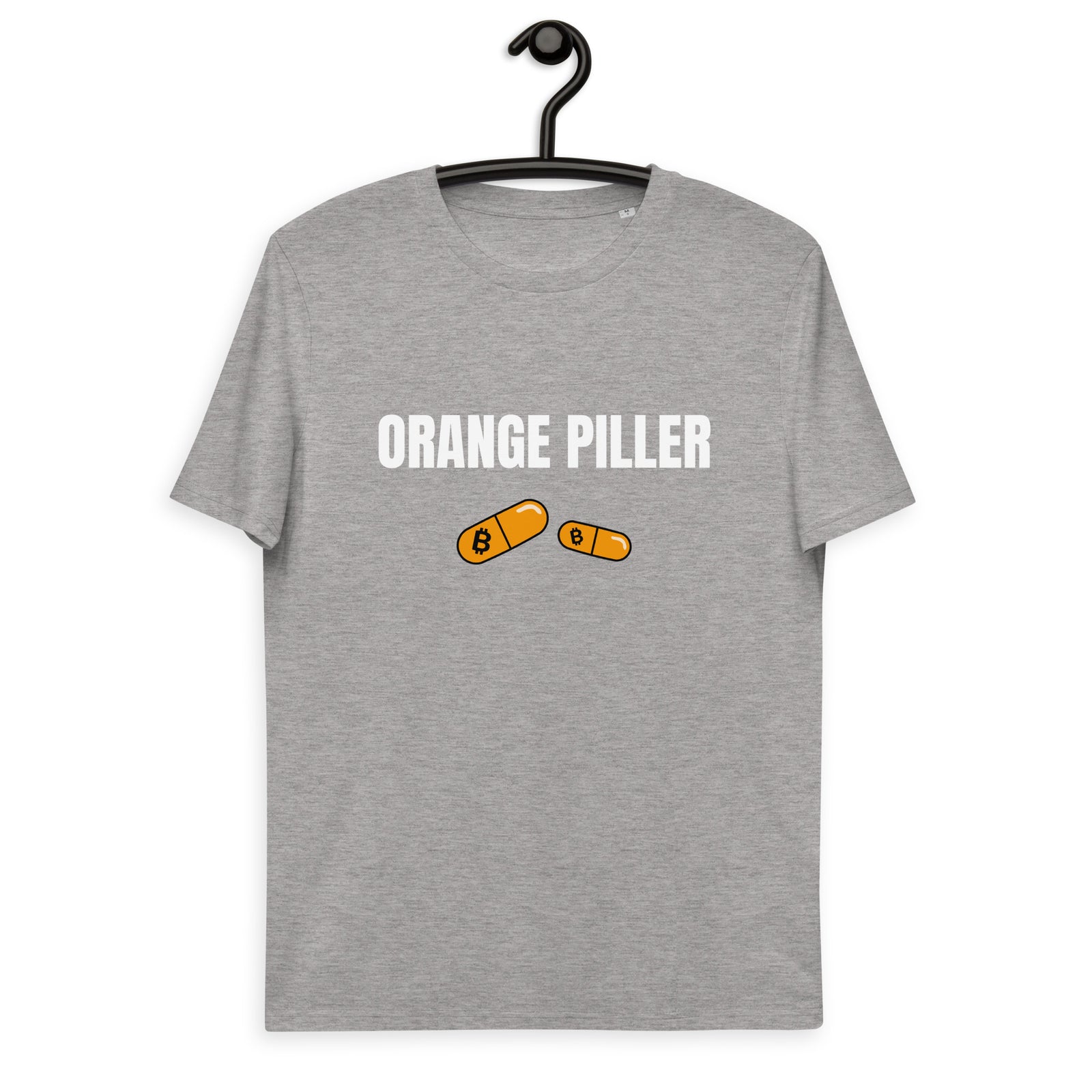 Bitcoin Orange Piller Basic Bio-T-Shirt für Männer