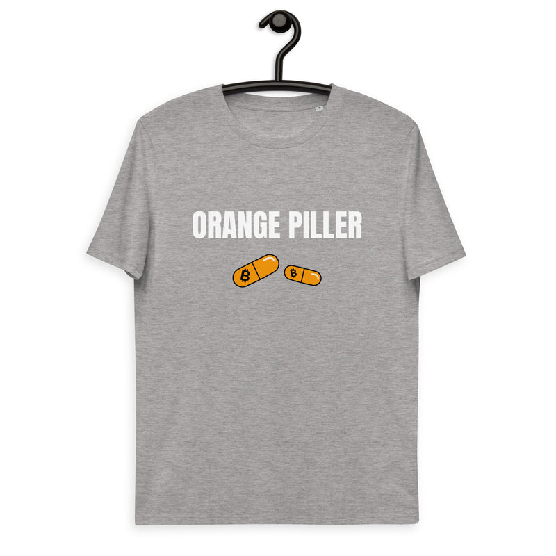 Bitcoin Orange Piller Basic Bio-T-Shirt für Männer