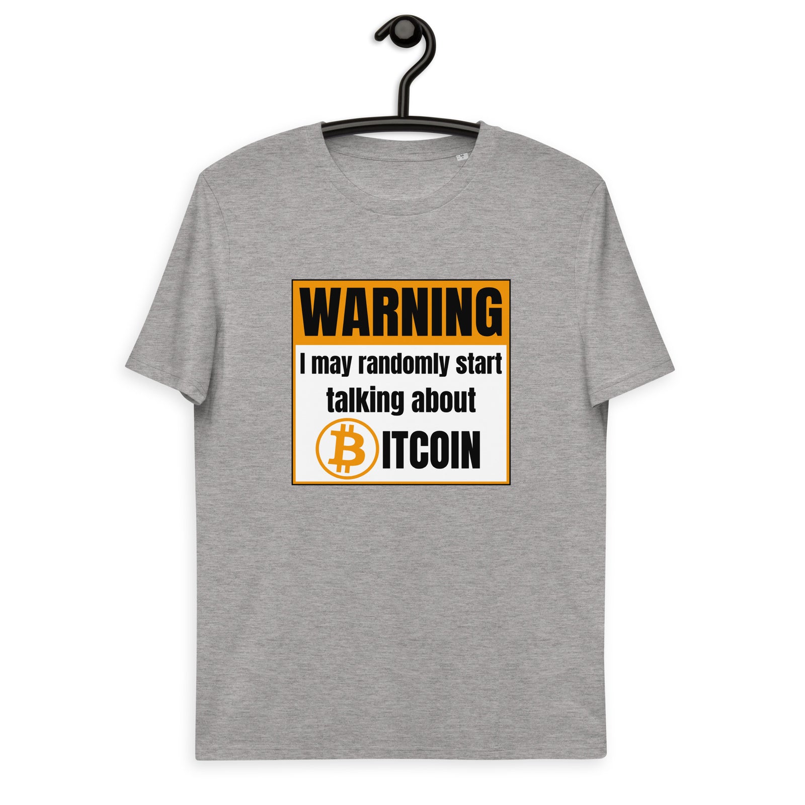 Bitcoin Warning Men's Organic Cotton T-Shirt