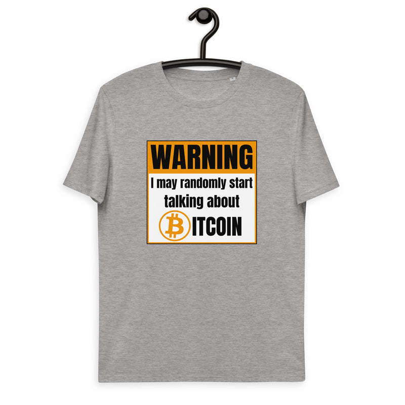 Bitcoin Warning Men's Organic Cotton T-Shirt