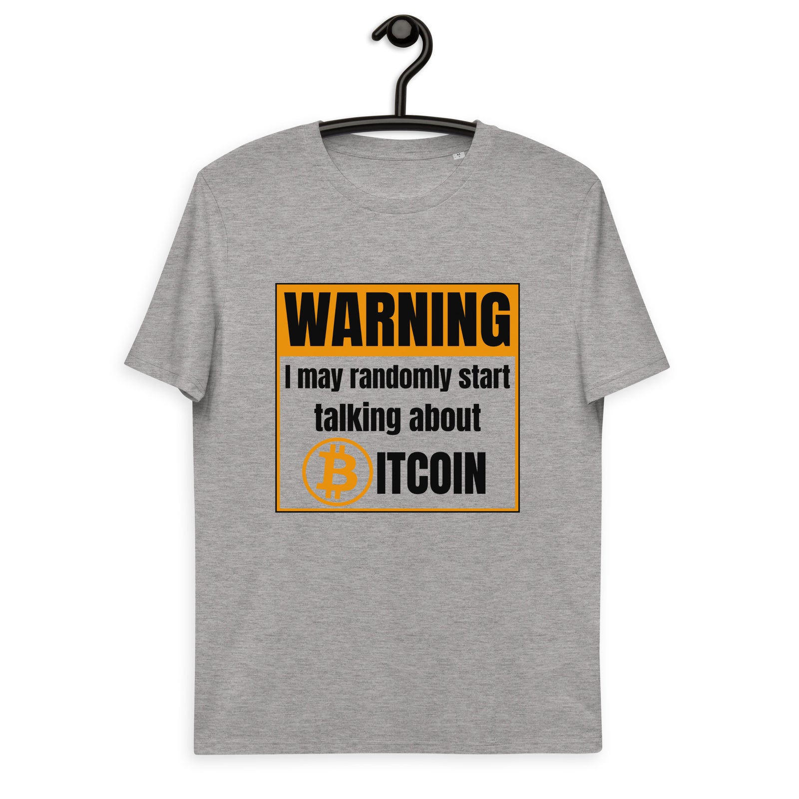 Bitcoin Warning Men's Organic Cotton T-Shirt