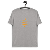 Bitcoin Satsymbol Basic Bio-T-Shirt für Männer