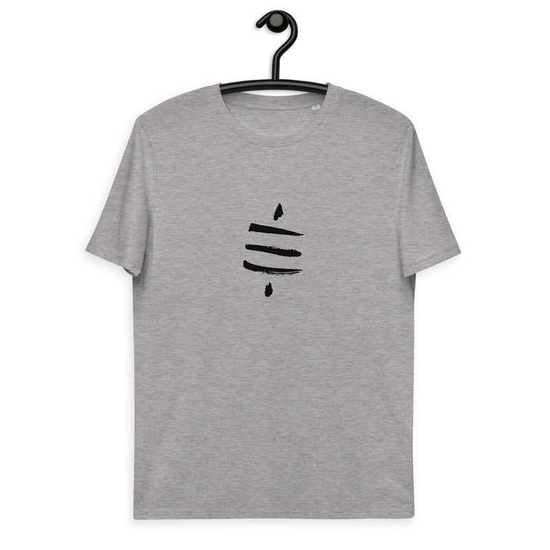 Bitcoin Satsymbol Basic Bio-T-Shirt für Männer