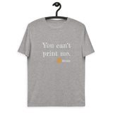 Bitcoin Print Basic Bio-T-Shirt für Männer
