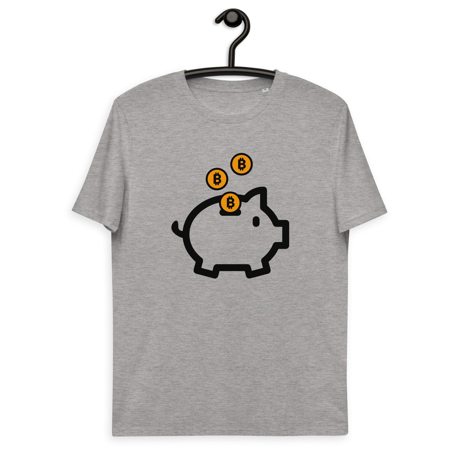 Bitcoin Piggy Bank Men's Organic Cotton T-Shirt