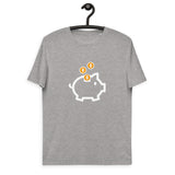 Bitcoin Piggy Bank Men's Organic Cotton T-Shirt