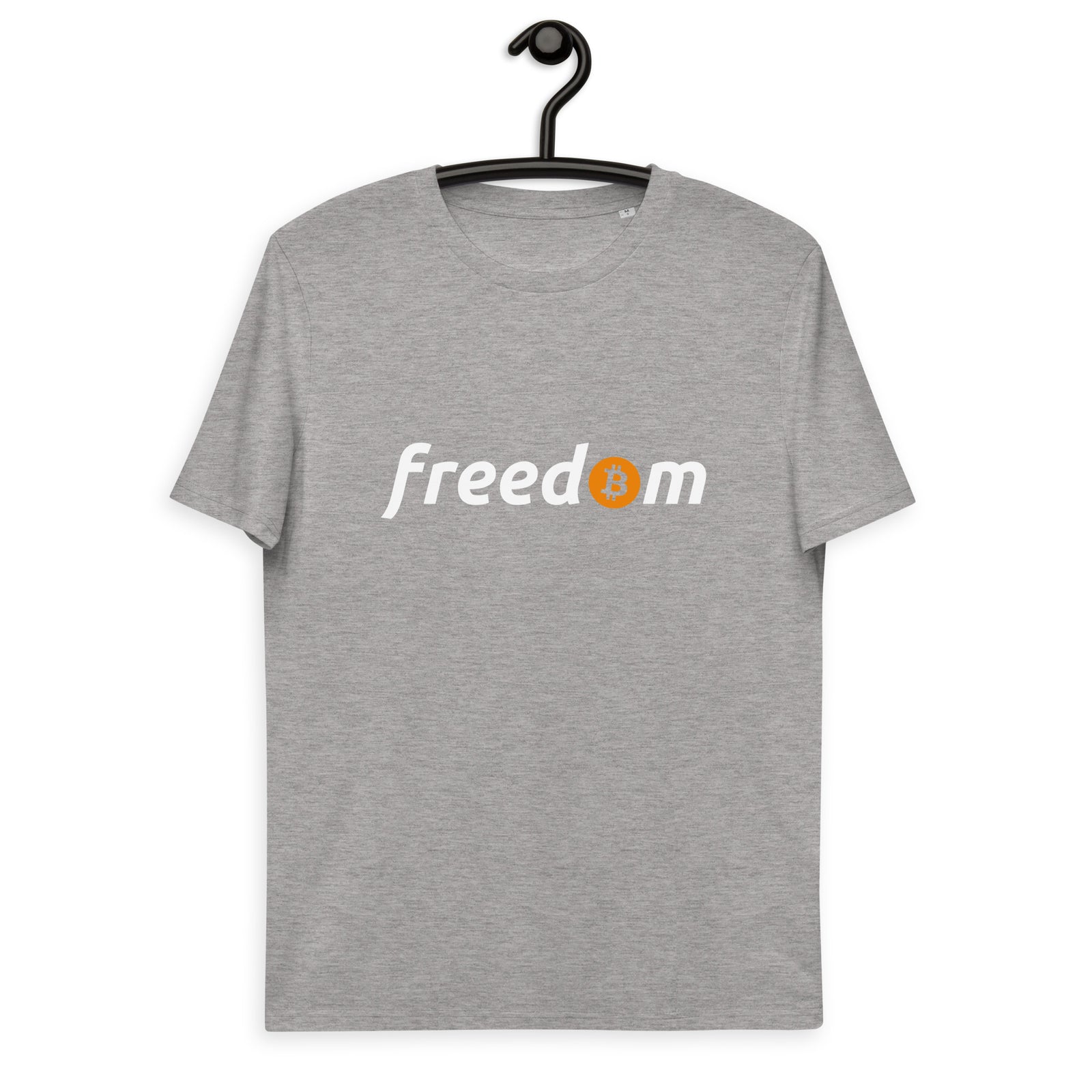 Bitcoin Freedom Basic Bio-T-Shirt für Männer