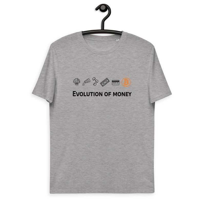 Bitcoin Evolution of Money Men's Organic Cotton T-Shirt