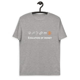 Bitcoin Evolution of Money Men's Organic Cotton T-Shirt