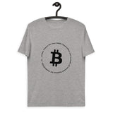 Bitcoin Symbol Men's Organic Cotton T-Shirt