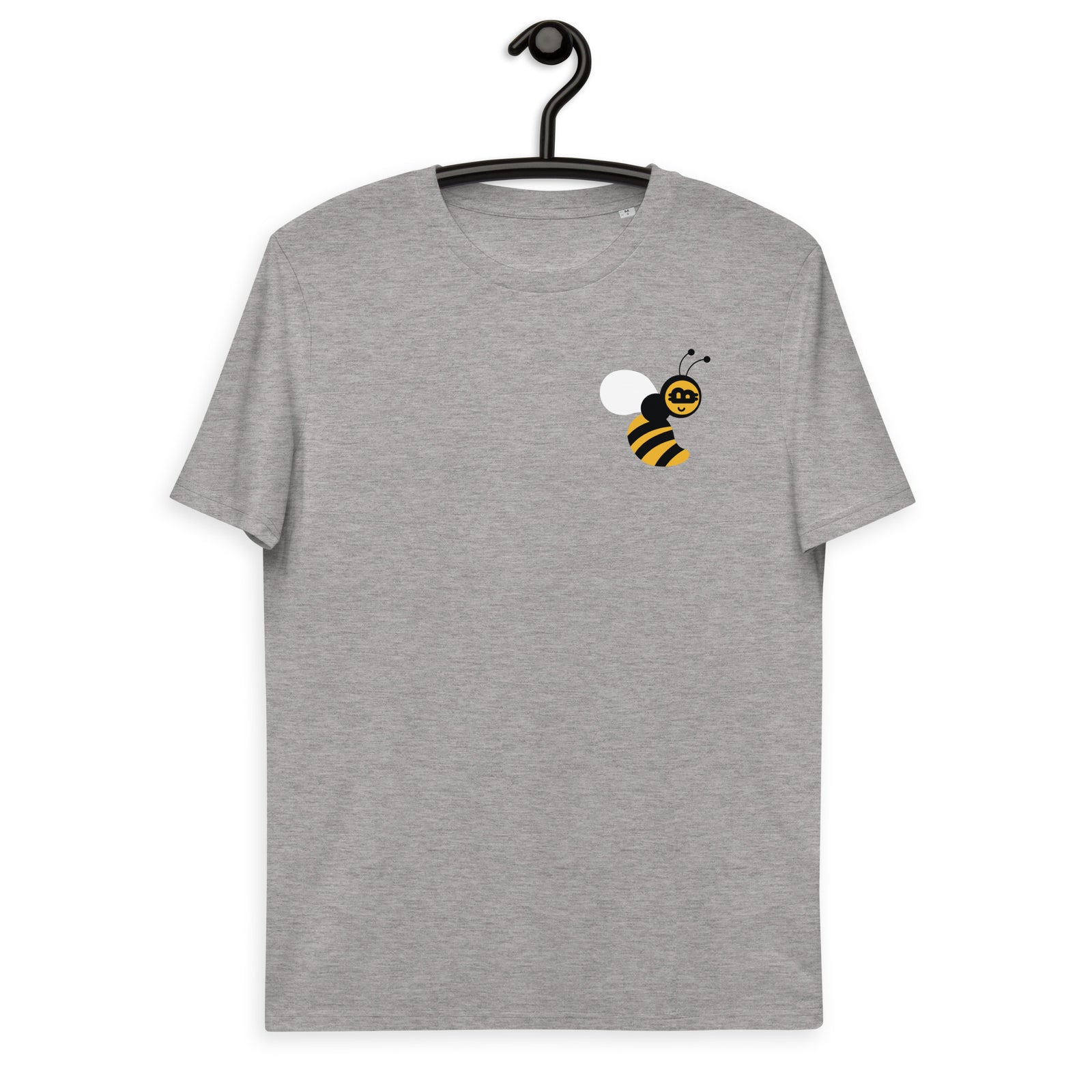 Bitcoin Cyberbee Honig Basic Bio-T-Shirt für Männer