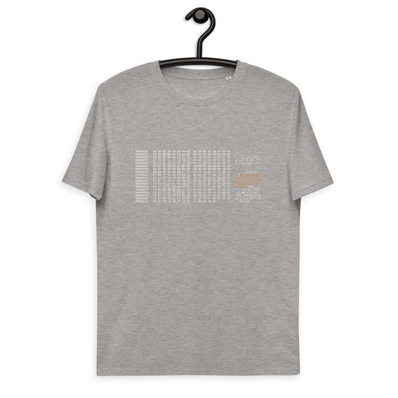 Bitcoin Genesis Block Basic Bio-T-Shirt für Männer