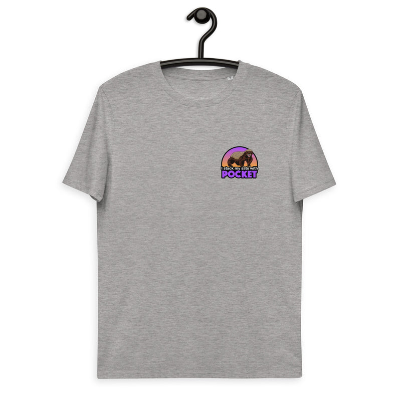 Pocket Bitcoin Honeybadger Men's Organic Cotton T-Shirt