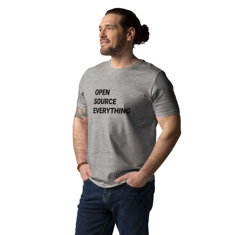 Open Source Everything Men's Organic Cotton | Bitcoin T-Shirt