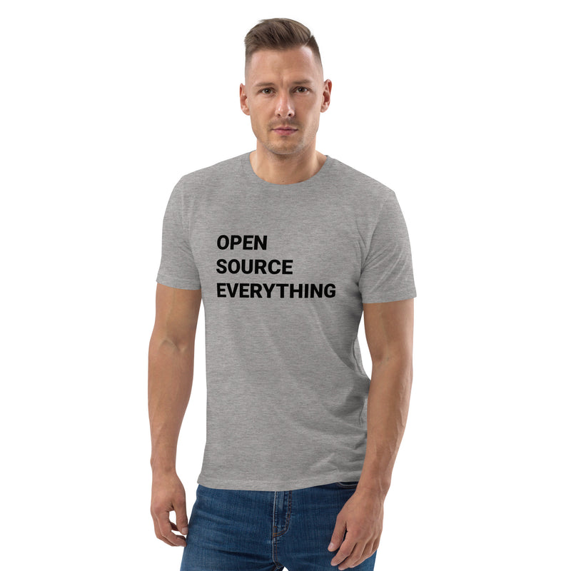 Open Source Everything Men's Organic Cotton | Bitcoin T-Shirt