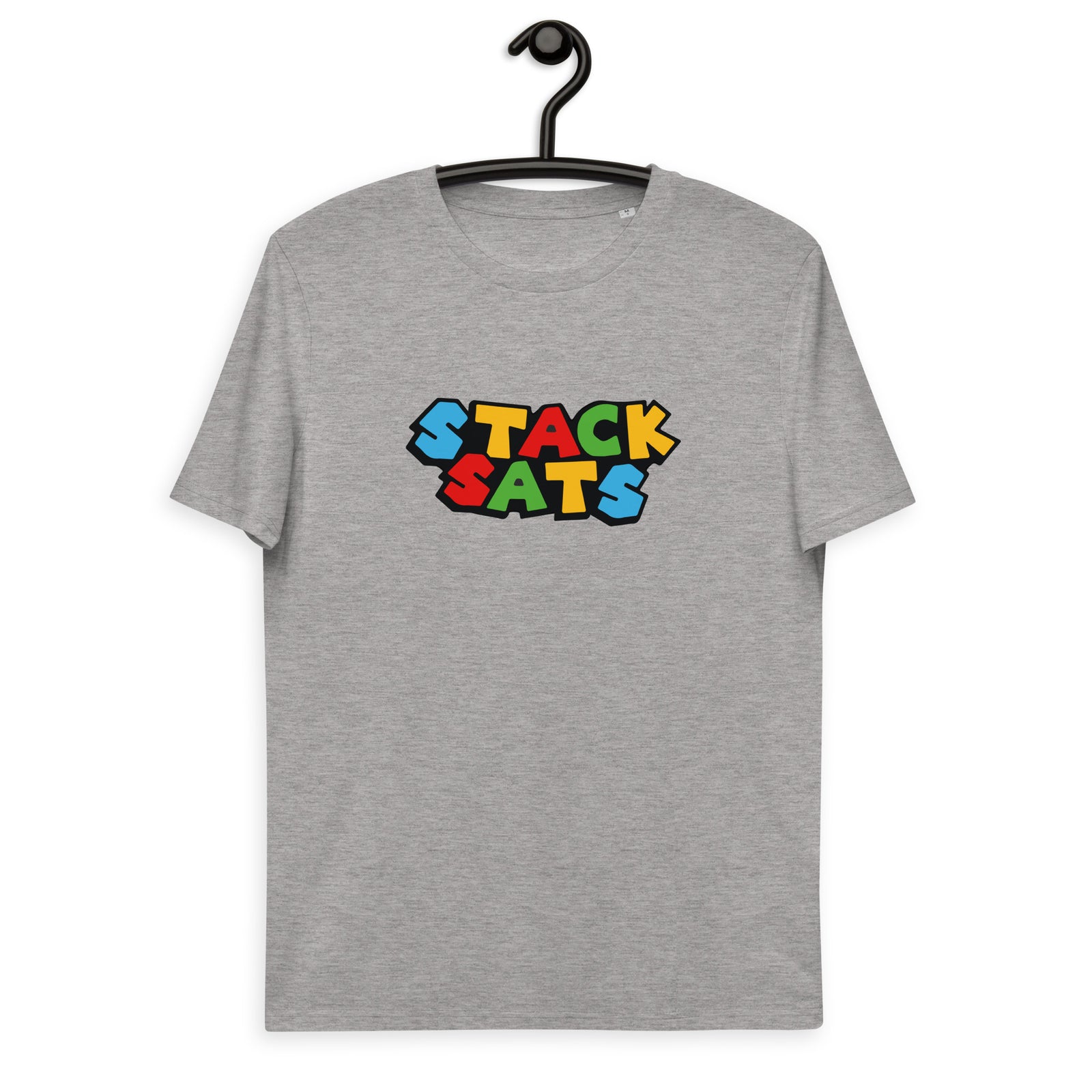Stack Sats Men's Organic Cotton | Bitcoin T-Shirt