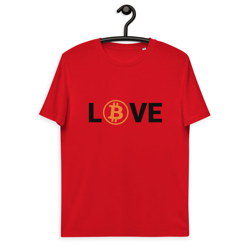 Bitcoin LOVE Men's Organic Cotton T-Shirt