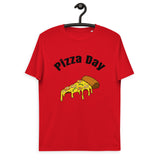 Bitcoin Pizza Day Back & Front Men's Organic Cotton T-Shirt