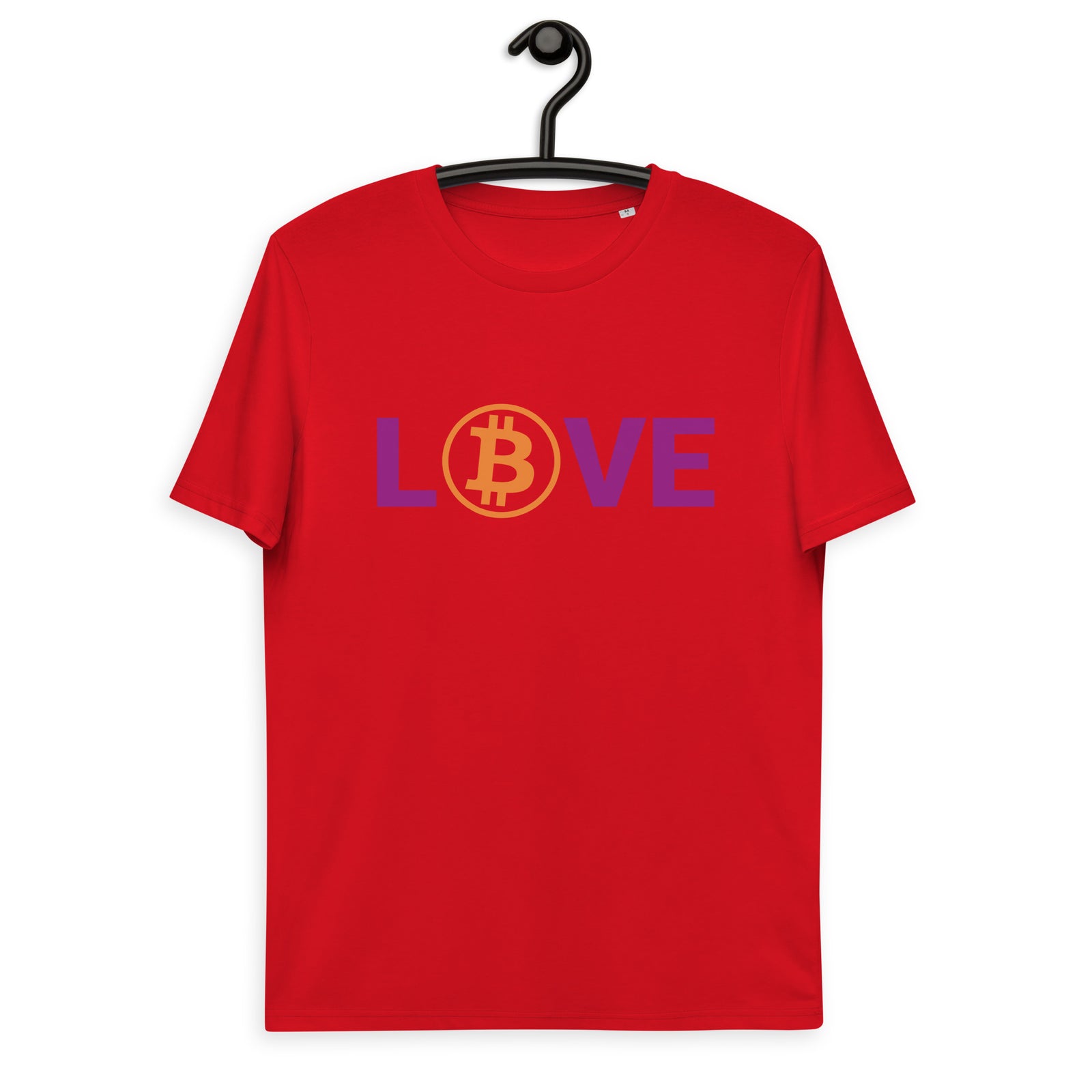 Bitcoin LOVE Men's Organic Cotton T-Shirt