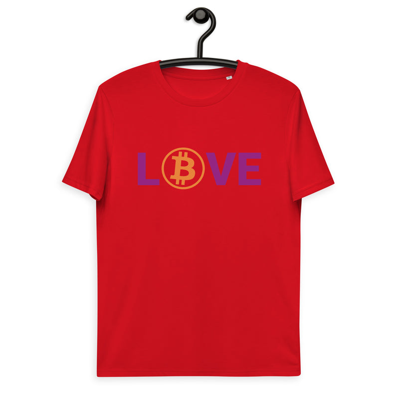 Bitcoin LOVE Men's Organic Cotton T-Shirt