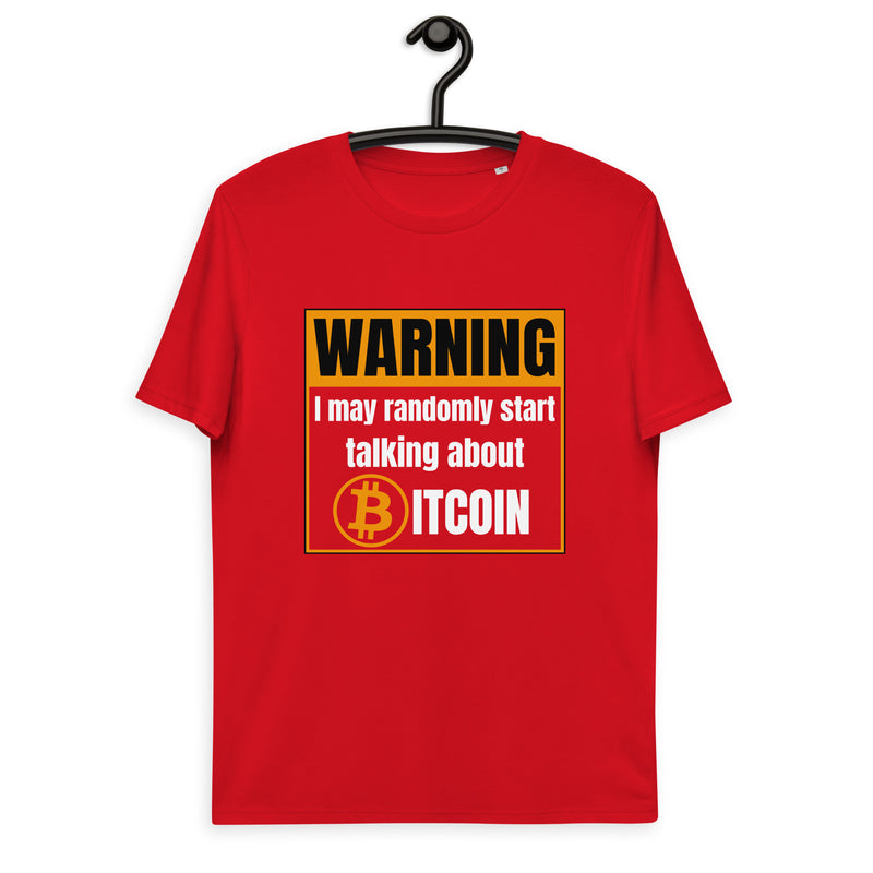 Bitcoin Warning Men's Organic Cotton T-Shirt