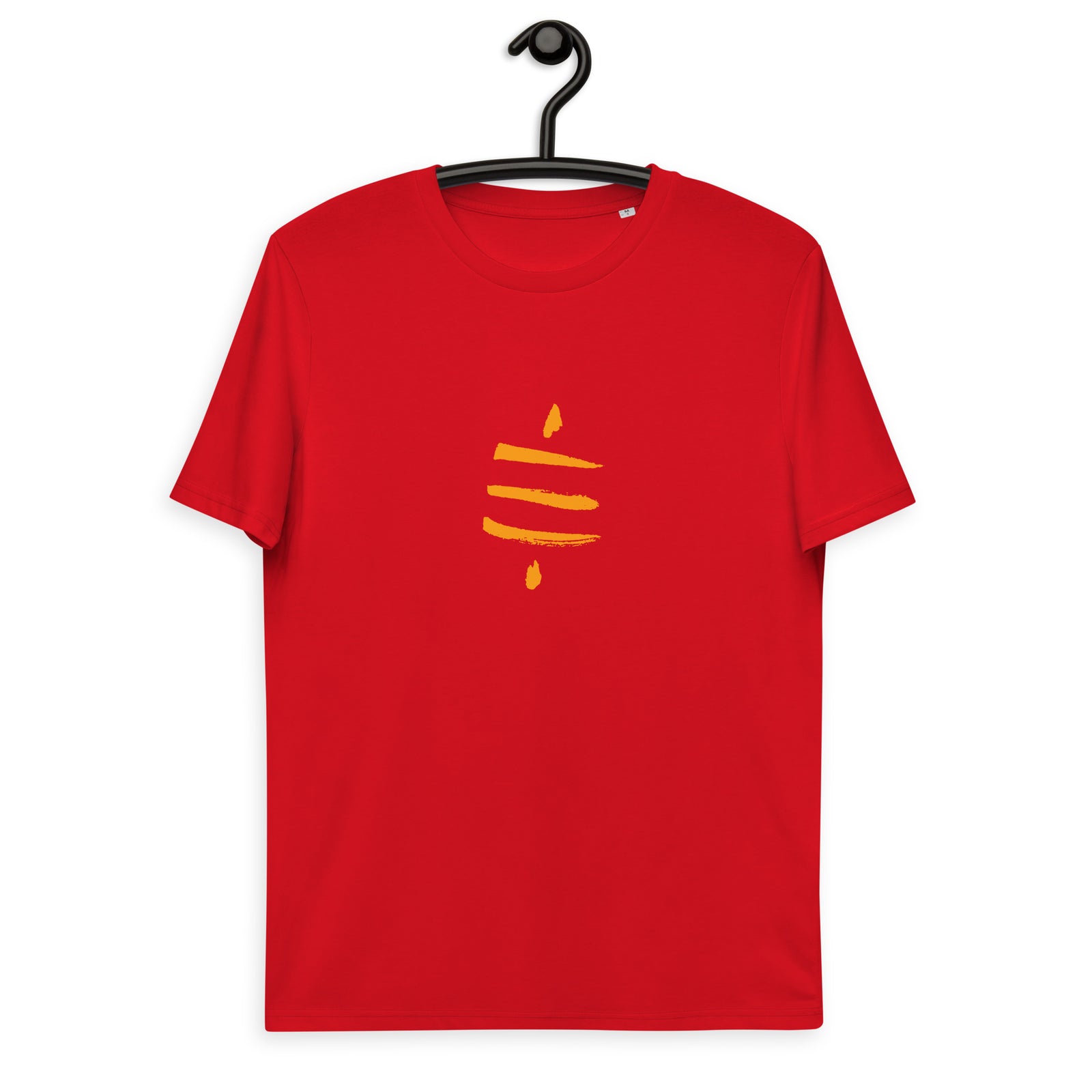 Bitcoin Satsymbol Basic Bio-T-Shirt für Männer