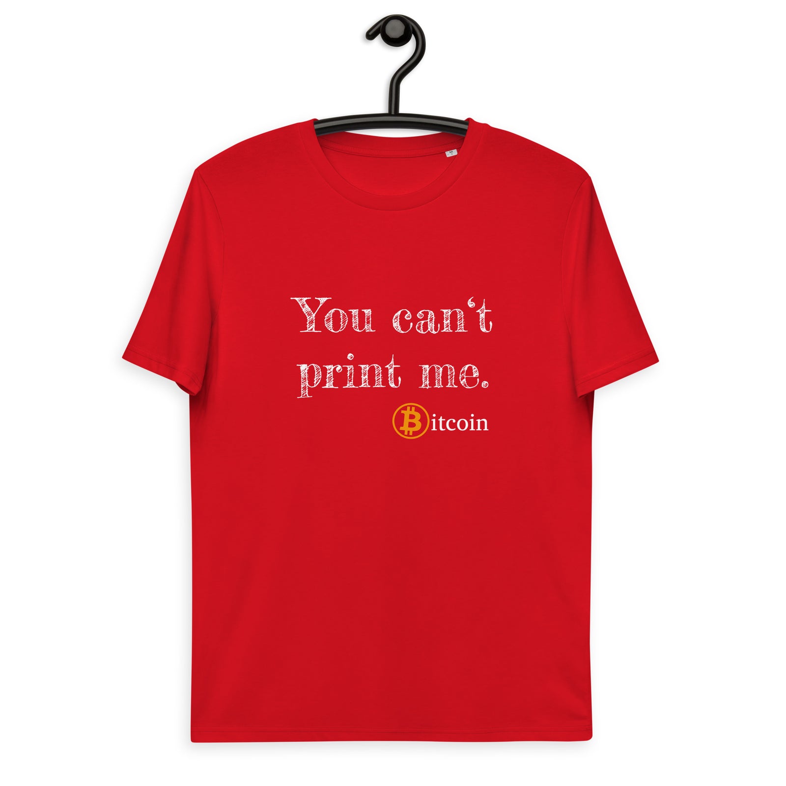 Bitcoin Print Men's Organic Cotton T-Shirt