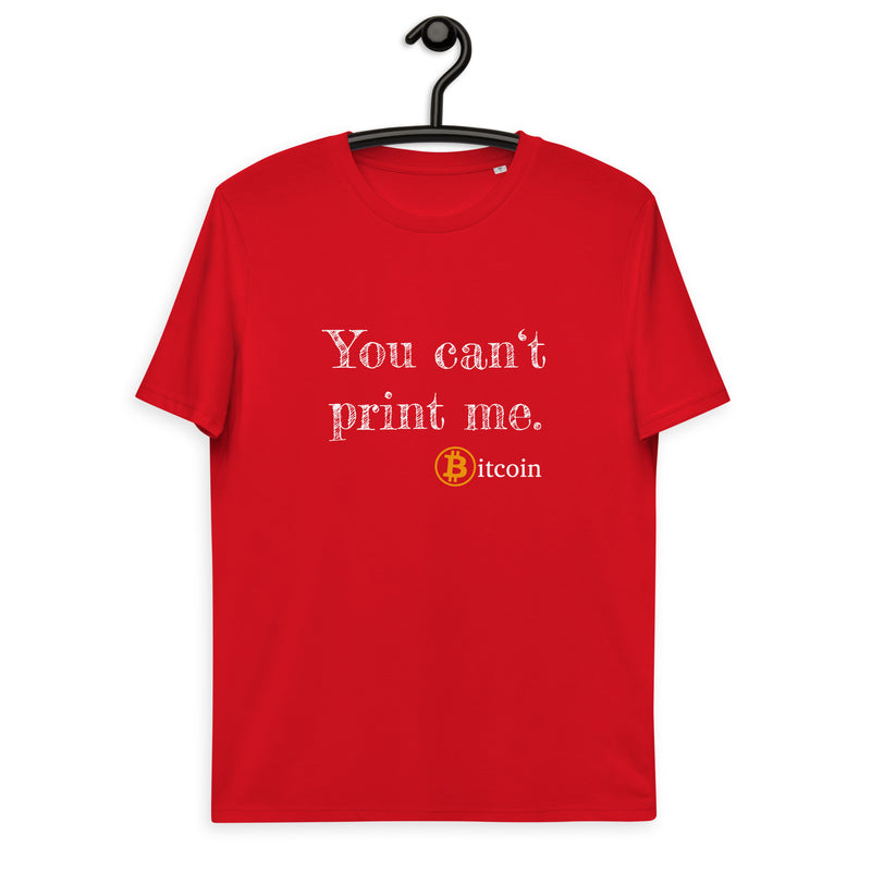 Bitcoin Print Men's Organic Cotton T-Shirt