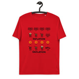 Bitcoin Inflation Deflation Men's Organic Cotton T-Shirt
