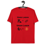 Bitcoin Hard Smart Labor Basic Bio-T-Shirt für Männer