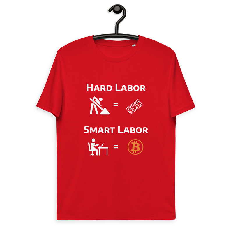 Bitcoin Hard Smart Labor Men's Organic Cotton T-Shirt