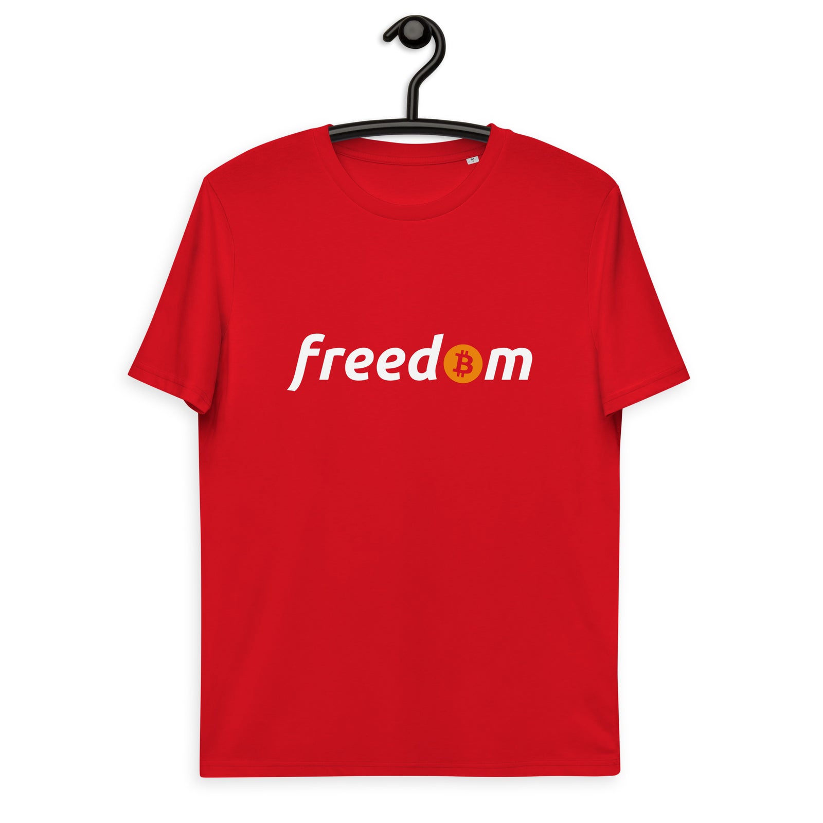 Bitcoin Freedom Basic Bio-T-Shirt für Männer