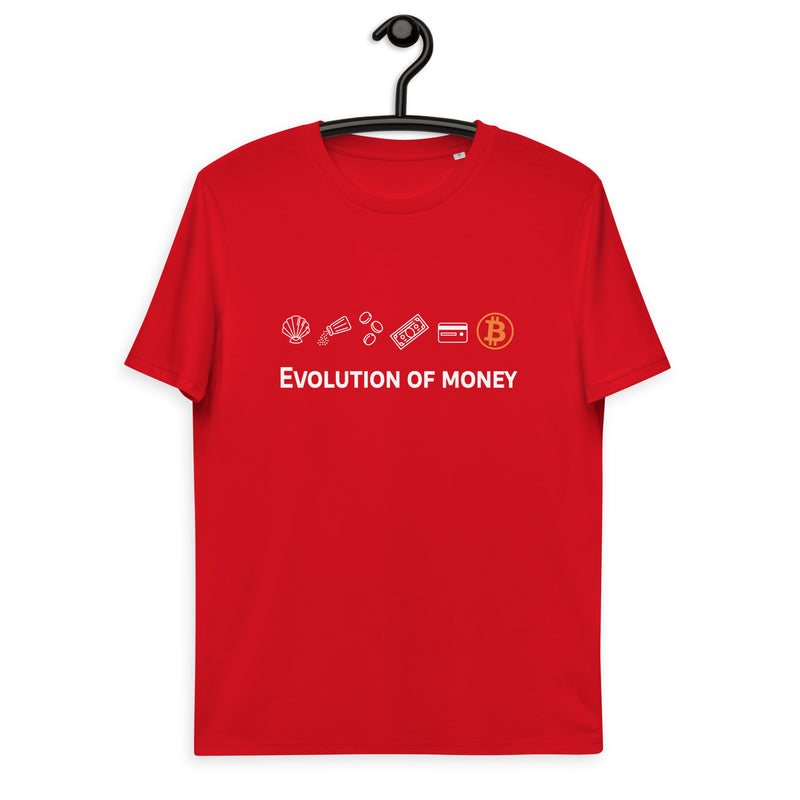 Bitcoin Evolution of Money Men's Organic Cotton T-Shirt
