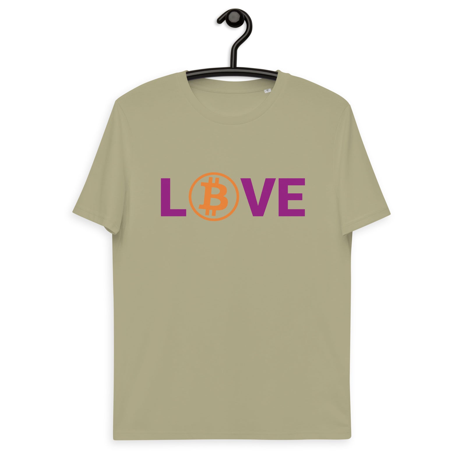 Bitcoin LOVE Men's Organic Cotton T-Shirt