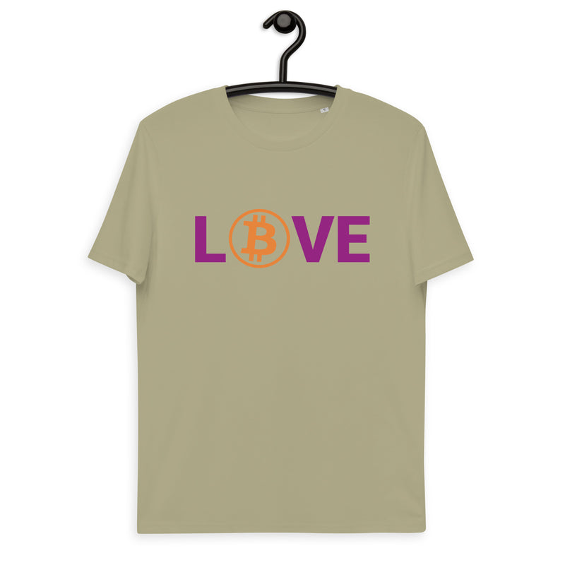 Bitcoin LOVE Men's Organic Cotton T-Shirt