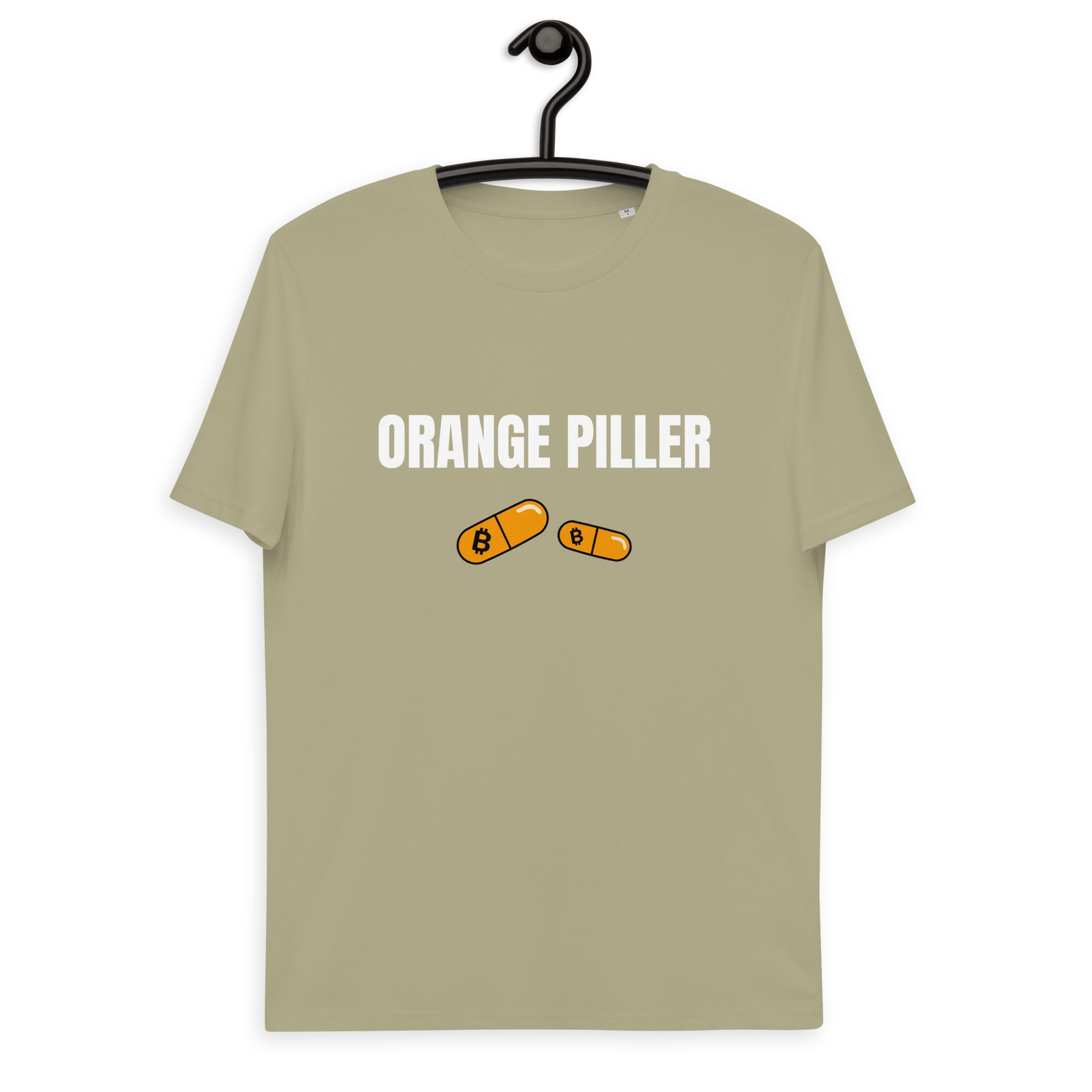 Bitcoin Orange Piller Basic Bio-T-Shirt für Männer