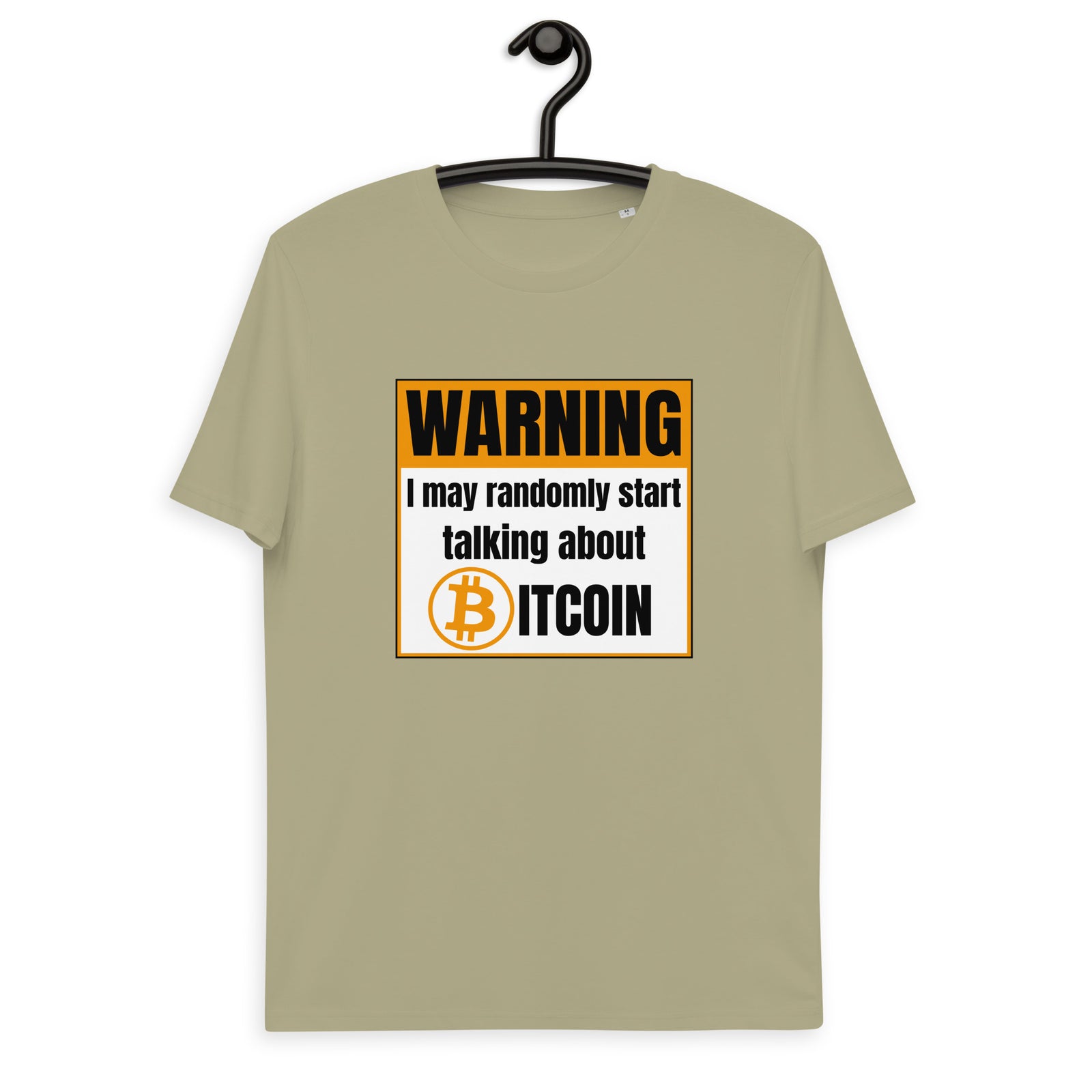 Bitcoin Warning Men's Organic Cotton T-Shirt