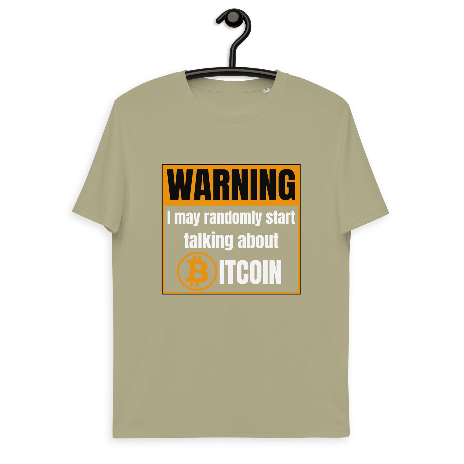 Bitcoin Warning Men's Organic Cotton T-Shirt