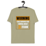 Bitcoin Warning Men's Organic Cotton T-Shirt