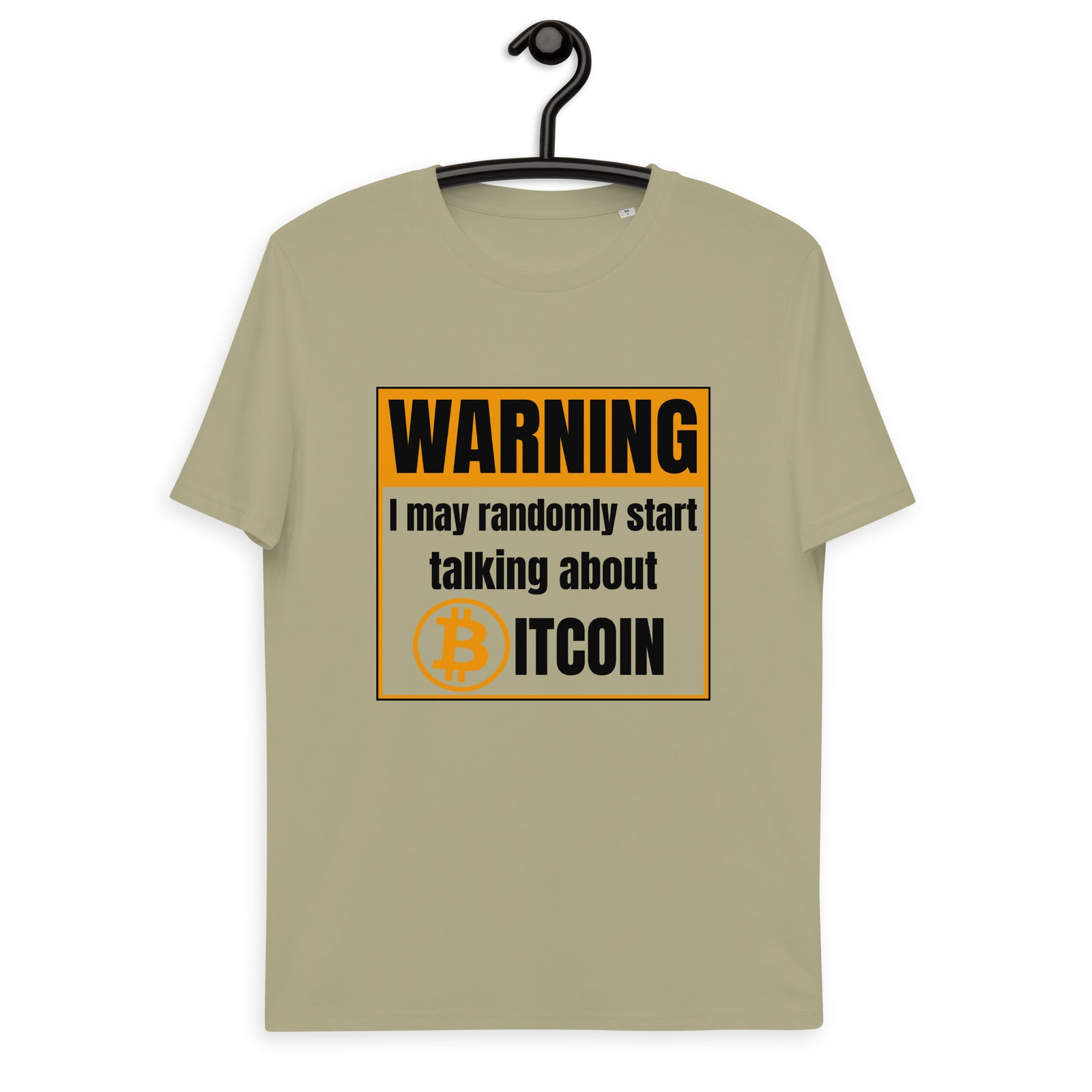 Bitcoin Warning Men's Organic Cotton T-Shirt