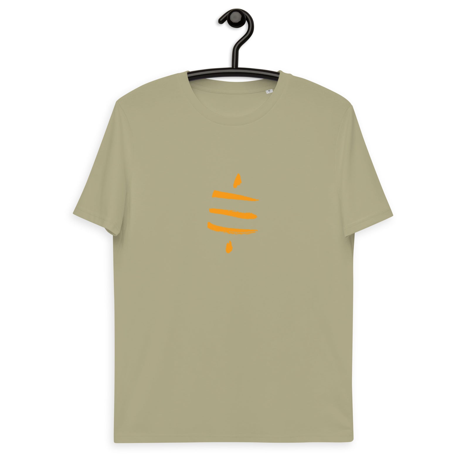 Bitcoin Satsymbol Basic Bio-T-Shirt für Männer
