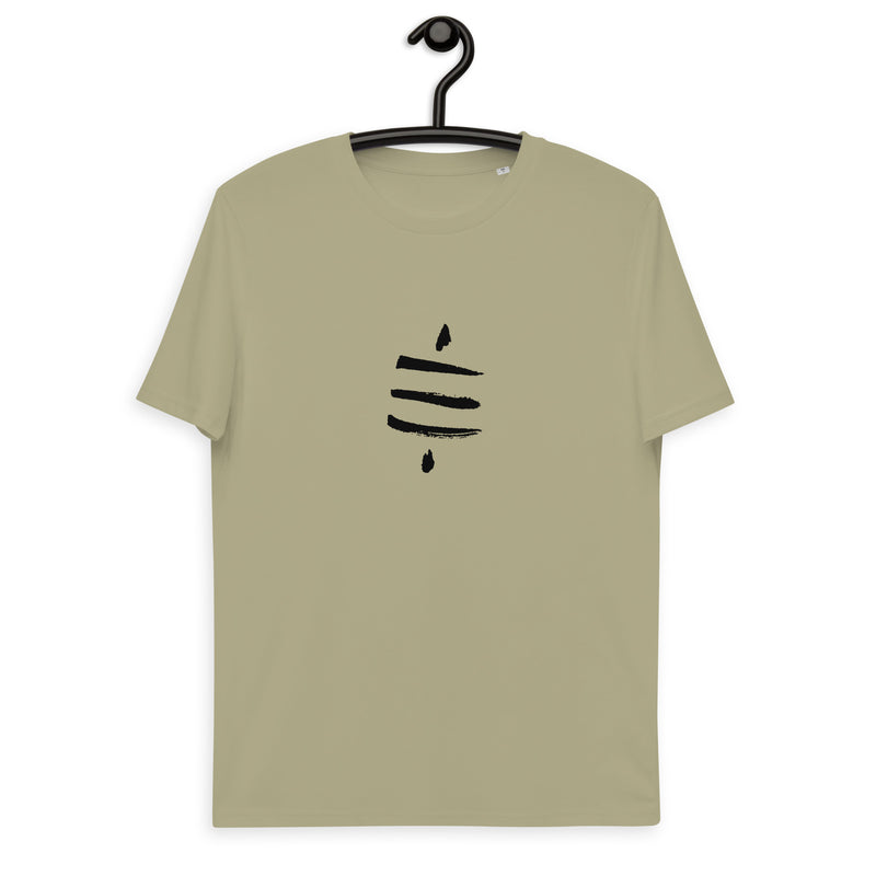 Bitcoin Satsymbol Basic Bio-T-Shirt für Männer