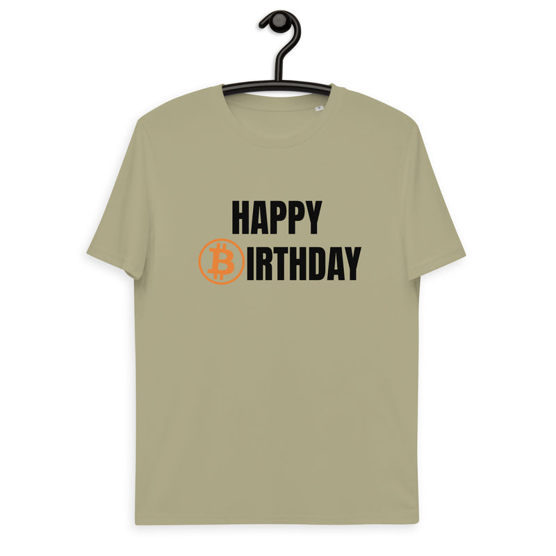 Happy Birthday Bitcoin Men's Organic Cotton T-Shirt
