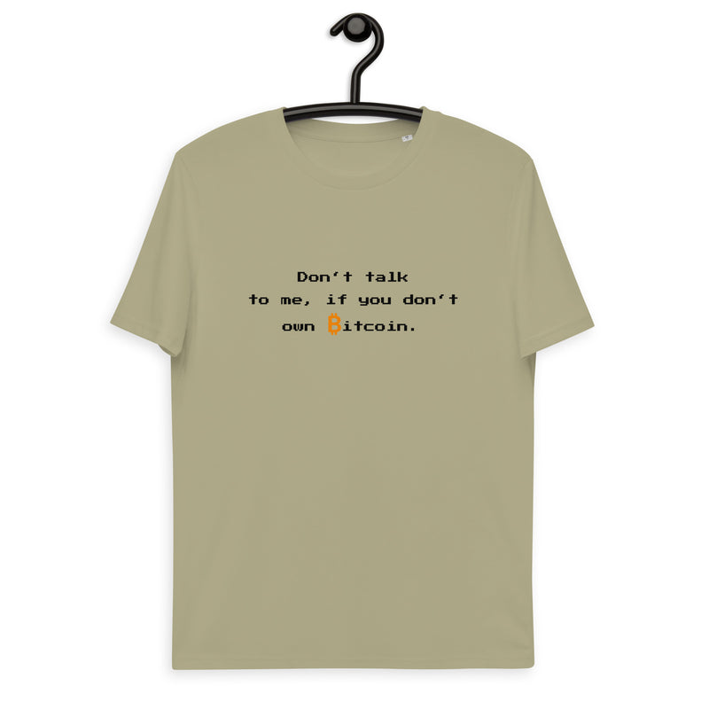 Bitcoin Talk Men's Organic Cotton T-Shirt