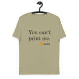 Bitcoin Print Men's Organic Cotton T-Shirt