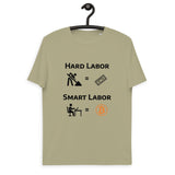 Bitcoin Hard Smart Labor Basic Bio-T-Shirt für Männer